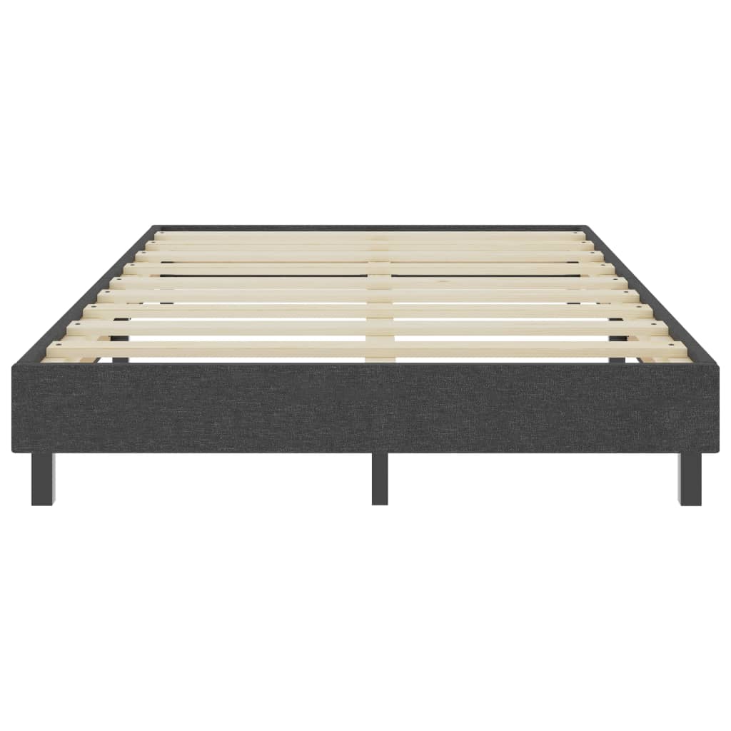 Κρεβάτι Boxspring Σκούρο Γκρι 120 x 200 εκ. Υφασμάτινο - PAKOBAZAAR