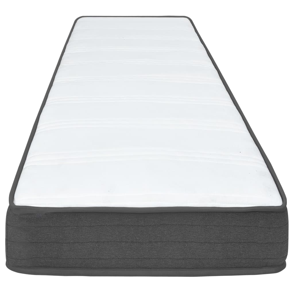 Κρεβάτι Boxspring Σκούρο Γκρι 120 x 200 εκ. Υφασμάτινο - PAKOBAZAAR