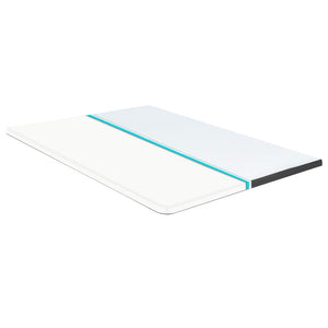 Κρεβάτι Boxspring Σκούρο Γκρι 140 x 200 εκ. Υφασμάτινο