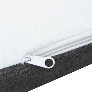 Κρεβάτι Boxspring Σκούρο Γκρι 160 x 200 εκ. Υφασμάτινο - Pakobazaar
