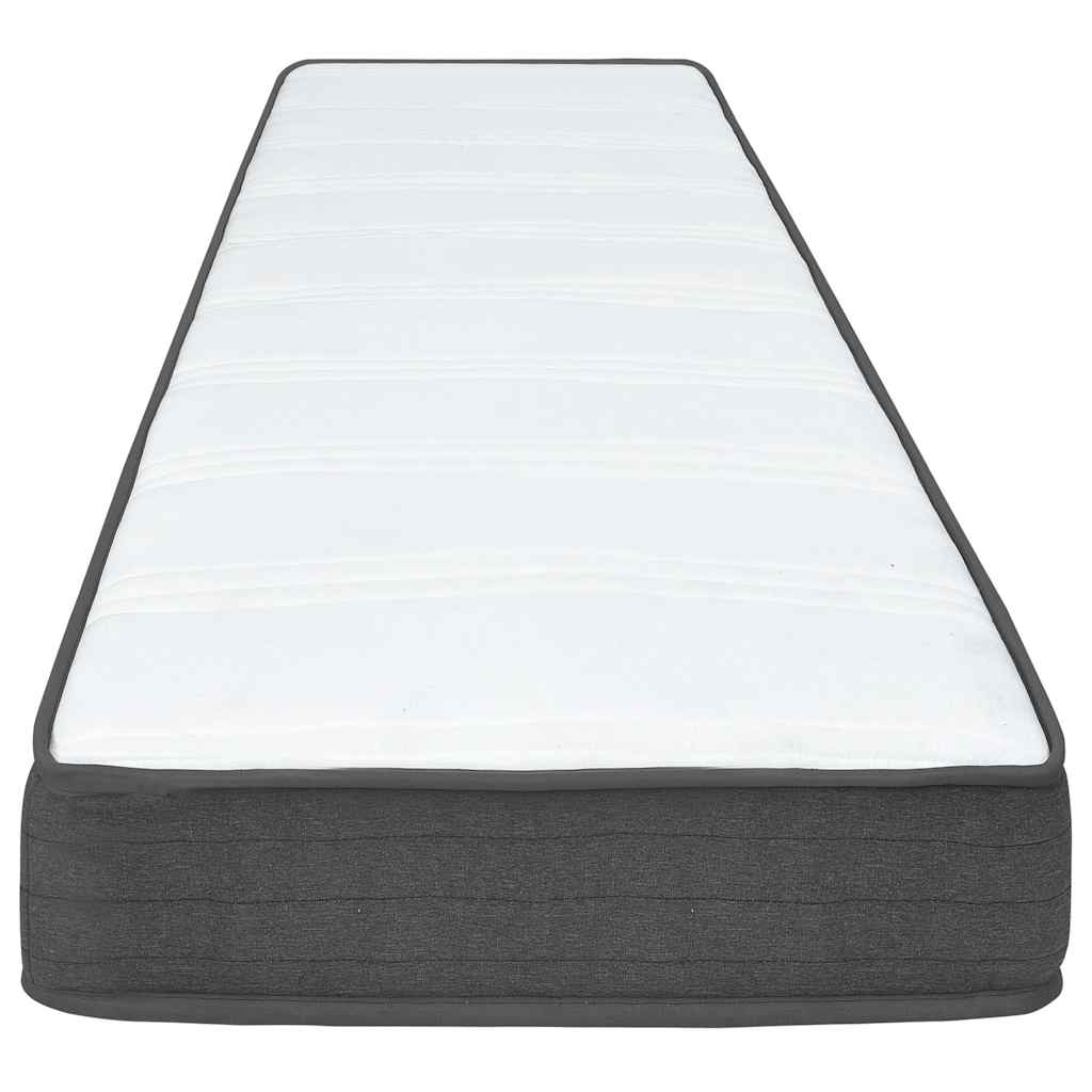 Κρεβάτι Boxspring Σκούρο Γκρι 90 x 200 εκ. Υφασμάτινο