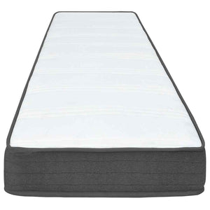 Κρεβάτι Boxspring Σκούρο Γκρι 90 x 200 εκ. Υφασμάτινο