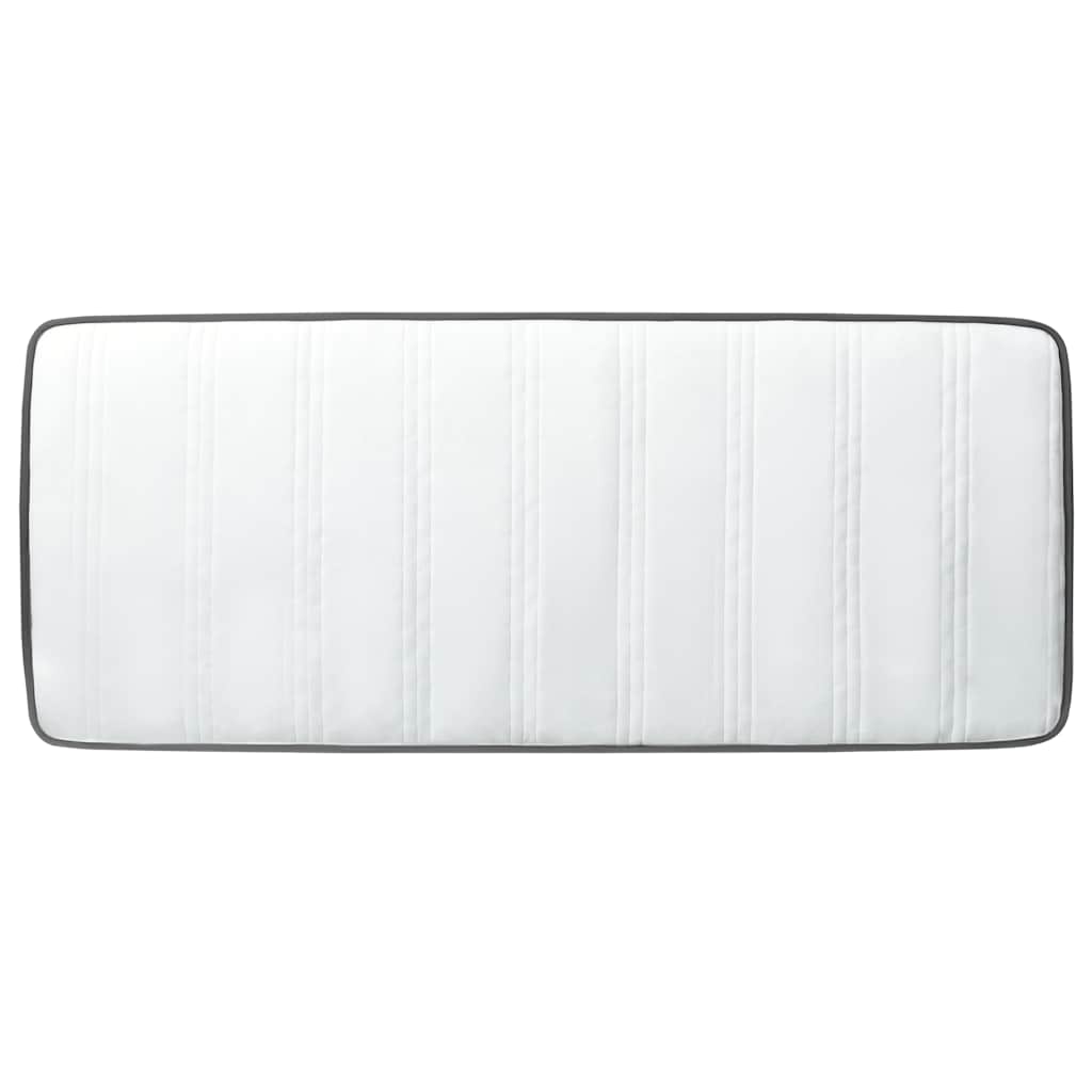 Κρεβάτι Boxspring Σκούρο Γκρι 90 x 200 εκ. Υφασμάτινο