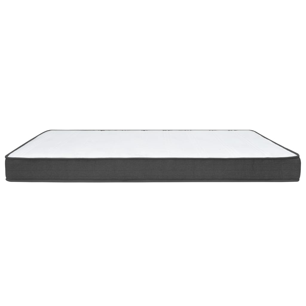 Κρεβάτι Boxspring Σκούρο Γκρι 100 x 200 εκ. Υφασμάτινο - PAKOBAZAAR