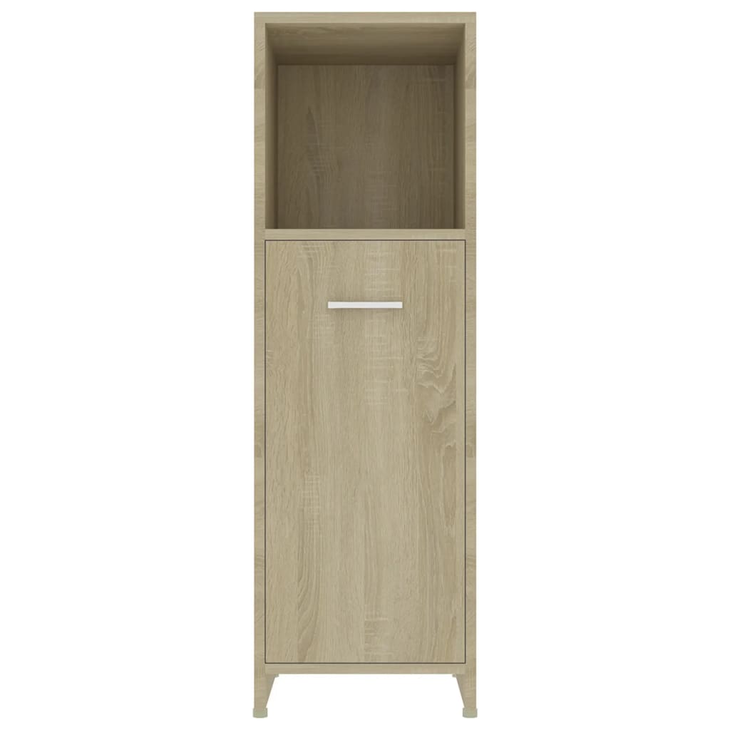 Στήλη Μπάνιου Sonoma Δρυς 30 x 30 x 95 εκ. Επεξεργασμένο Ξύλο