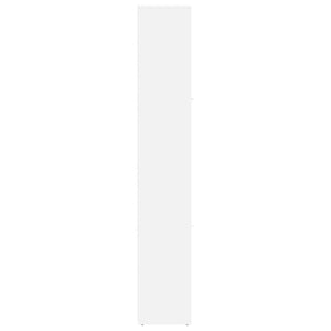 Στήλη Μπάνιου Λευκή 30 x 30 x 183,5 εκ. από Επεξεργασμένο Ξύλο - Pakobazaar