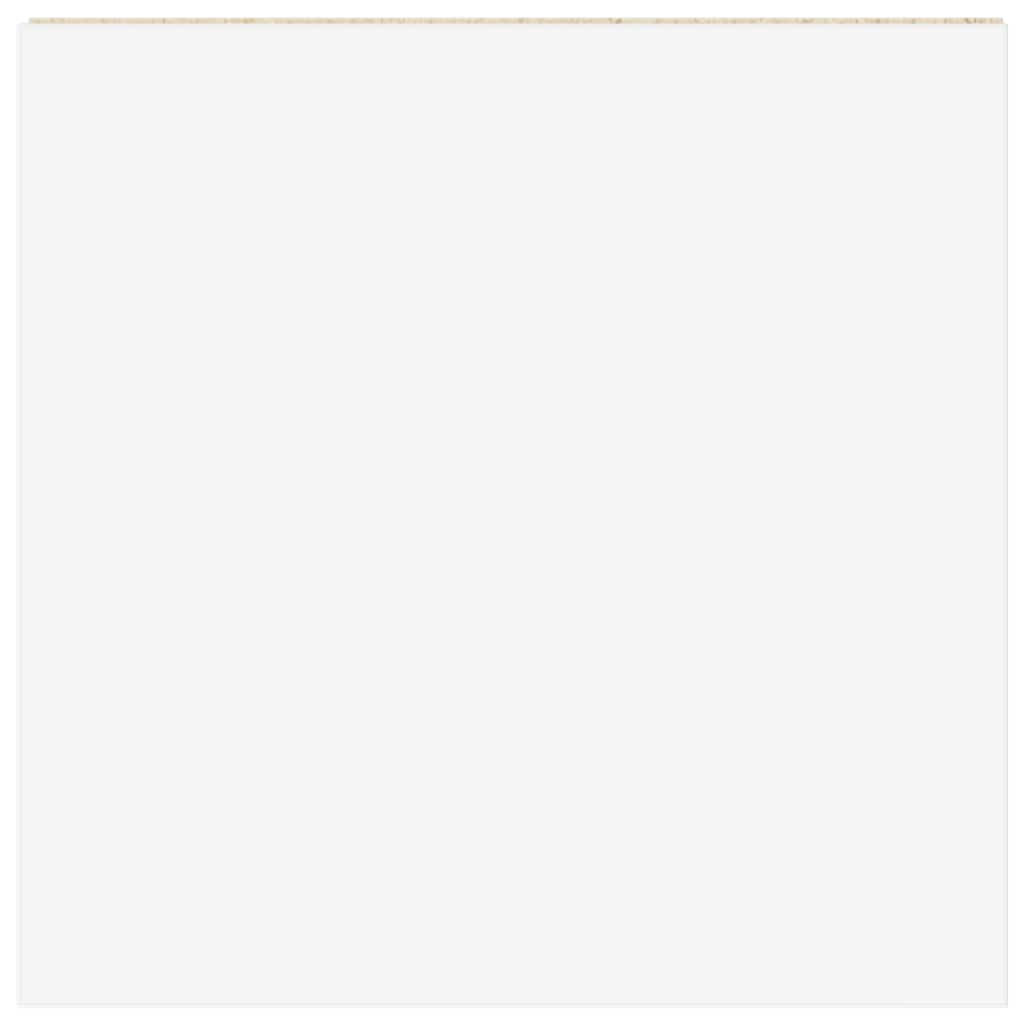 Στήλη Μπάνιου Λευκή 30 x 30 x 183,5 εκ. από Επεξεργασμένο Ξύλο - Pakobazaar