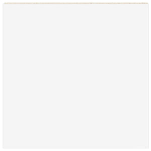 Στήλη Μπάνιου Λευκή 30 x 30 x 183,5 εκ. από Επεξεργασμένο Ξύλο - Pakobazaar