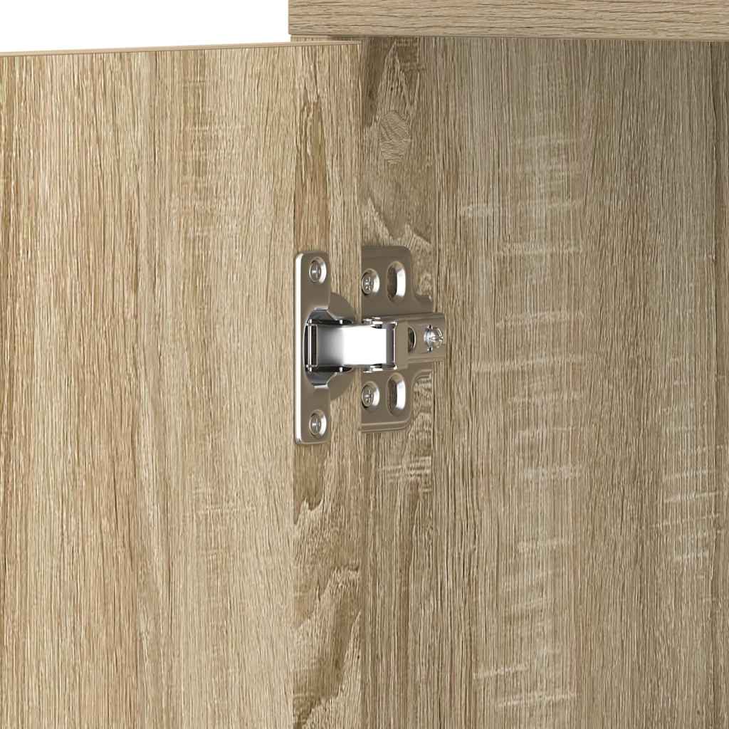 Στήλη Μπάνιου Sonoma Δρυς 30 x 30 x 183,5 εκ. από Επεξ. Ξύλο