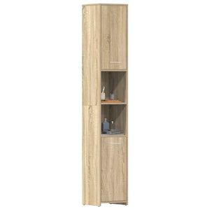 Στήλη Μπάνιου Sonoma Δρυς 30 x 30 x 183,5 εκ. από Επεξ. Ξύλο