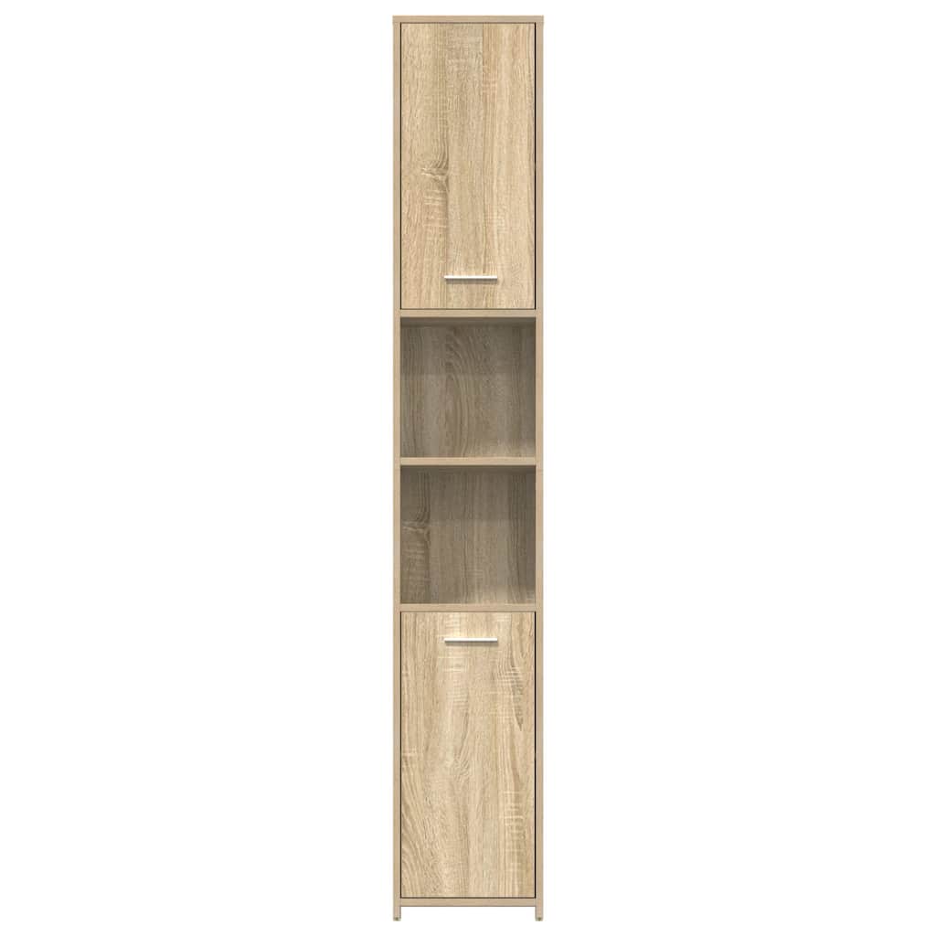 Στήλη Μπάνιου Sonoma Δρυς 30 x 30 x 183,5 εκ. από Επεξ. Ξύλο