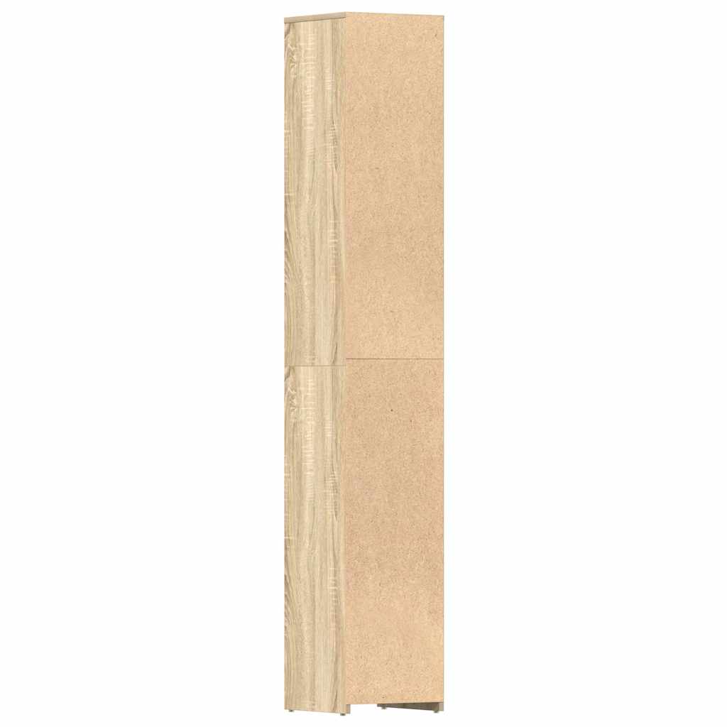 Στήλη Μπάνιου Sonoma Δρυς 30 x 30 x 183,5 εκ. από Επεξ. Ξύλο