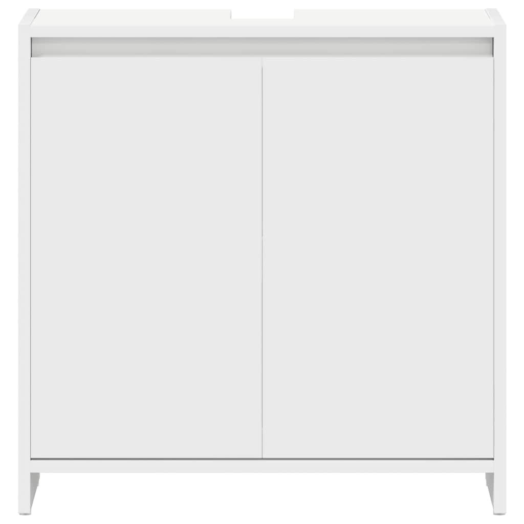 Ντουλάπι Νιπτήρα Λευκό 60 x 33 x 61 εκ. από Επεξ. Ξύλο