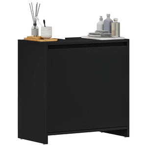 Ντουλάπι Νιπτήρα Μαύρο 60 x 33 x 61 εκ. από Επεξ. Ξύλο - Pakobazaar