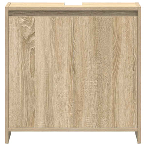 Ντουλάπι Νιπτήρα Sonoma Δρυς 60 x 33 x 61 εκ. από Επεξ. Ξύλο