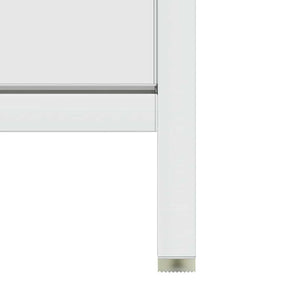 Ντουλάπι Νιπτήρα Γυαλιστερό Λευκό 60 x 33 x 61 εκ. Επεξ. Ξύλο - Pakobazaar