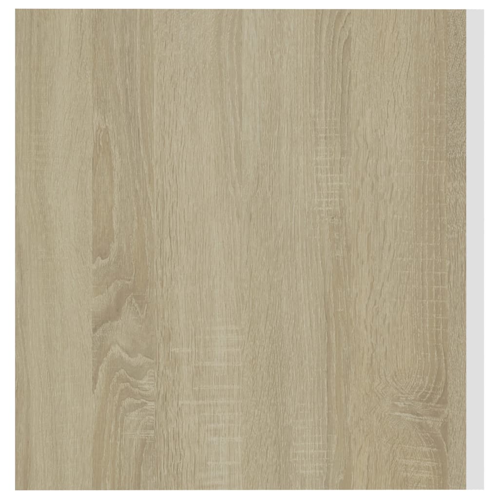 Ντουλάπι Επιτοίχιο Λευκό/Sonoma Δρυς 80x39x40εκ. από Επεξ. Ξύλο