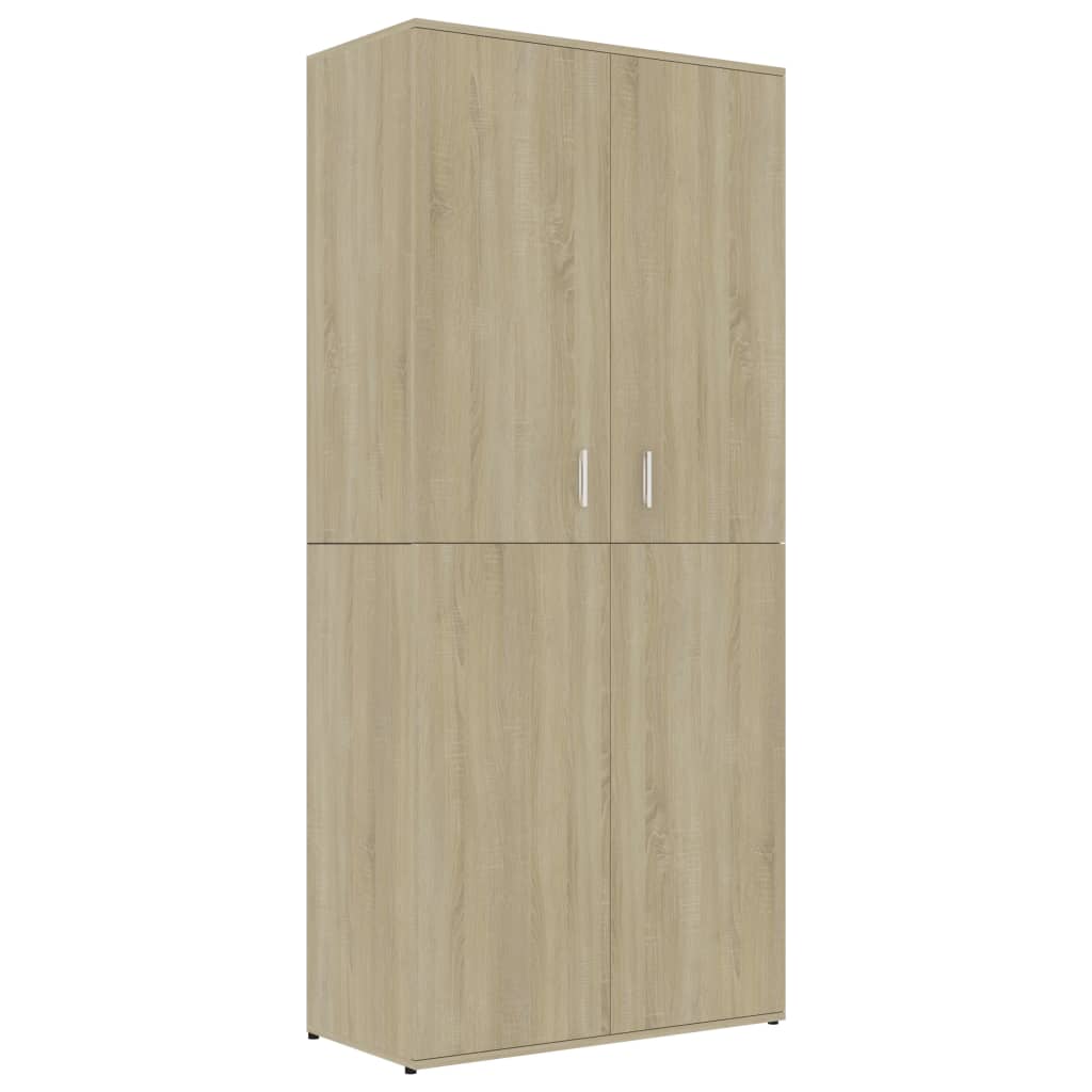 Παπουτσοθήκη Sonoma Δρυς 80 x 39 x 178 εκ. από Επεξ. Ξύλο