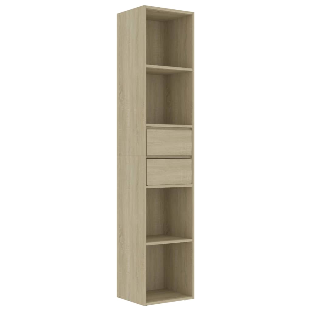 Βιβλιοθήκη Χρώμα Sonoma Δρυς 36 x 30 x 171 εκ. από Επεξ. Ξύλο - Pakobazaar