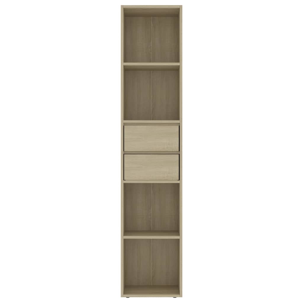Βιβλιοθήκη Χρώμα Sonoma Δρυς 36 x 30 x 171 εκ. από Επεξ. Ξύλο - Pakobazaar