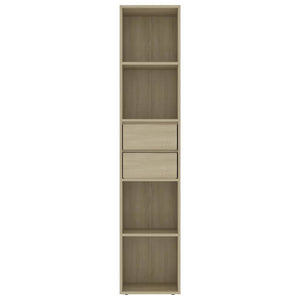 Βιβλιοθήκη Χρώμα Sonoma Δρυς 36 x 30 x 171 εκ. από Επεξ. Ξύλο - Pakobazaar