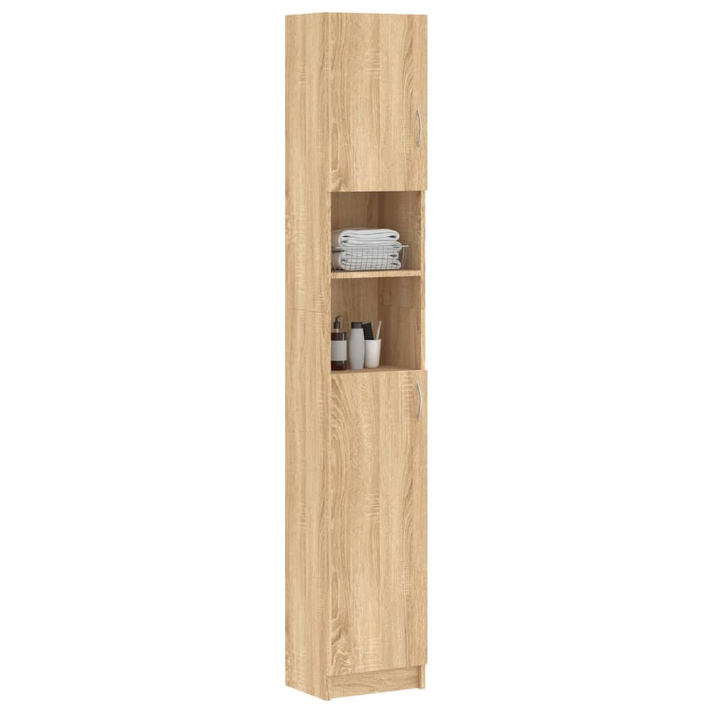Στήλη Μπάνιου Sonoma Δρυς 32 x 25,5 x 190 εκ. Επεξ. Ξύλο