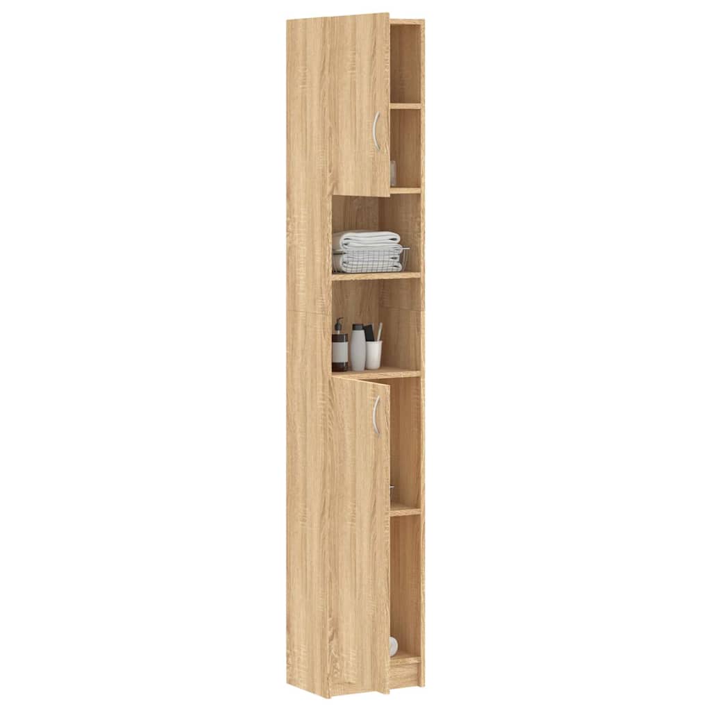 Στήλη Μπάνιου Sonoma Δρυς 32 x 25,5 x 190 εκ. Επεξ. Ξύλο