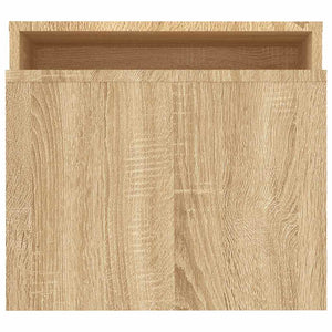 Σετ Τραπεζάκια Σαλονιού Sonoma Δρυς 100x48x40 εκ. Επεξ. Ξύλο - Pakobazaar