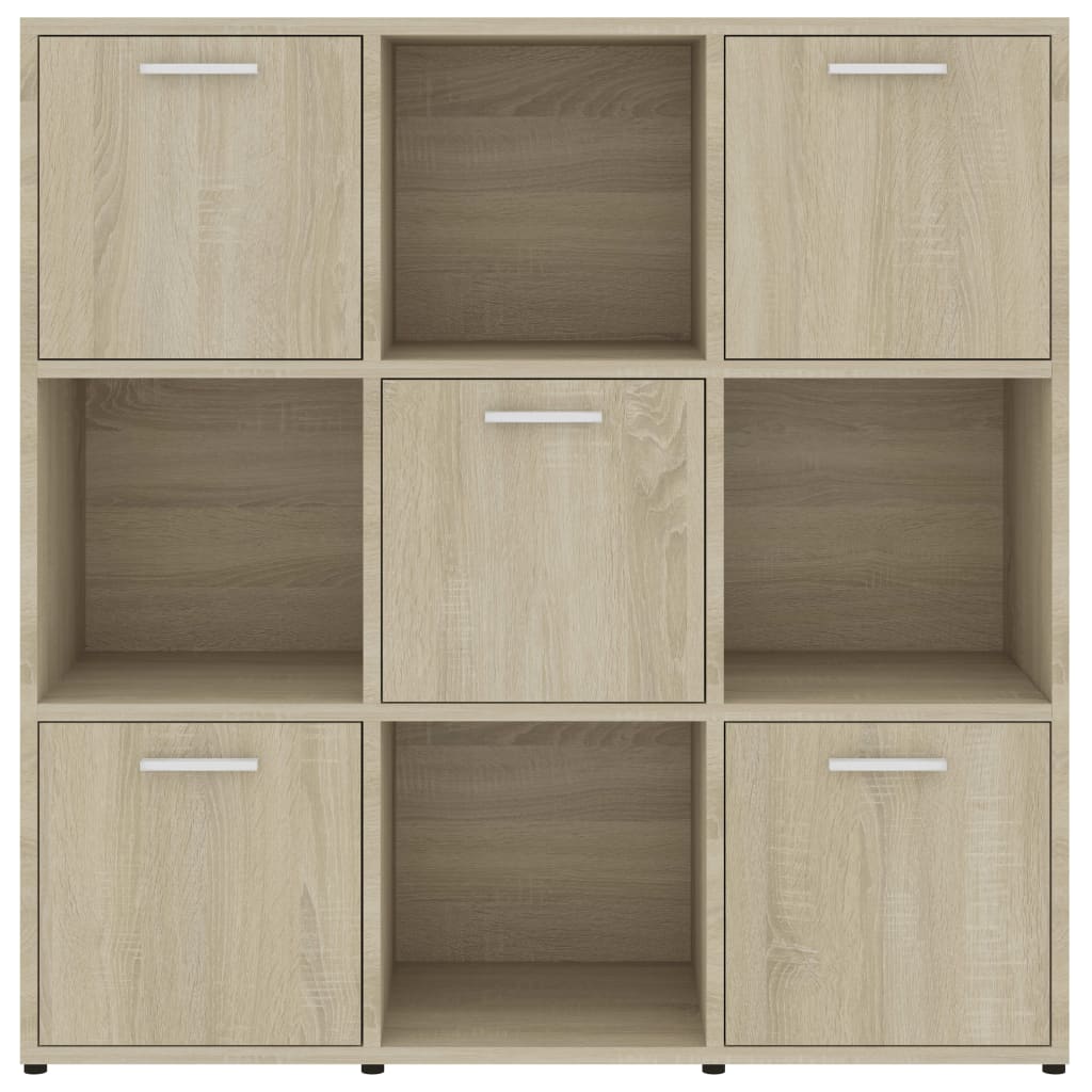 Βιβλιοθήκη Χρώμα Sonoma Δρυς 90 x 30 x 90 εκ. από Επεξ. Ξύλο