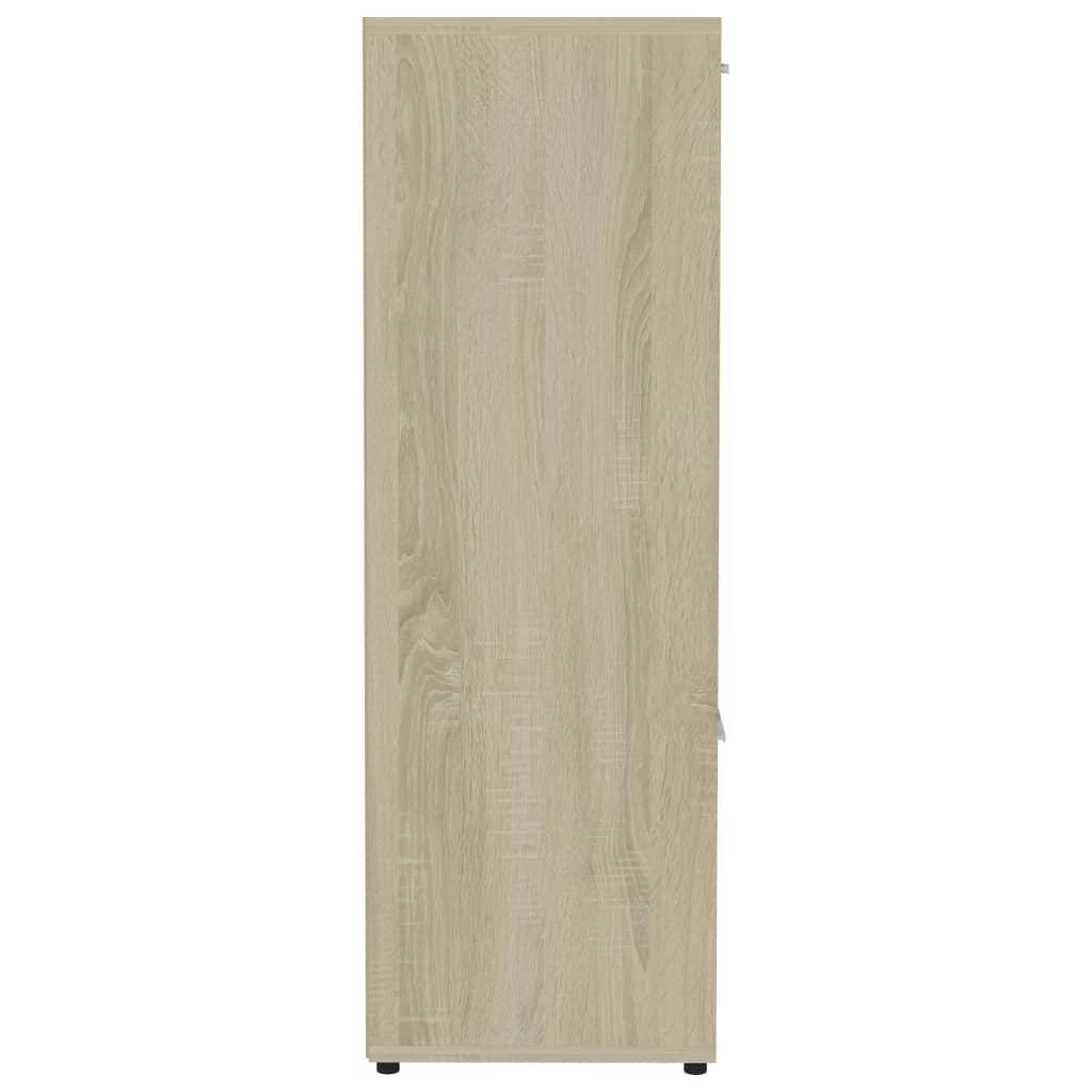 Βιβλιοθήκη Χρώμα Sonoma Δρυς 90 x 30 x 90 εκ. από Επεξ. Ξύλο