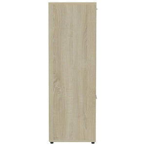 Βιβλιοθήκη Χρώμα Sonoma Δρυς 90 x 30 x 90 εκ. από Επεξ. Ξύλο
