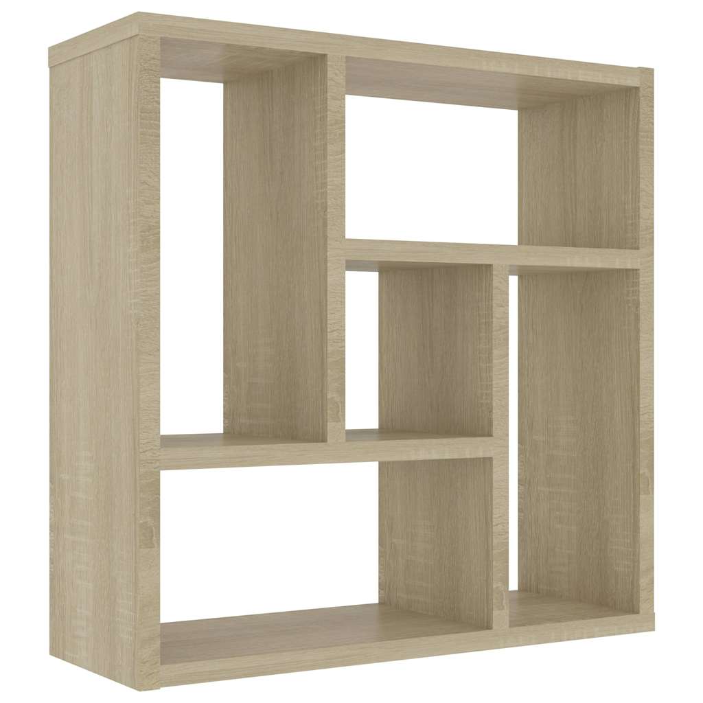 Ραφιέρα Τοίχου Sonoma Δρυς 45,1 x 16 x 45,1 εκ. από Επεξ. Ξύλο - Pakobazaar