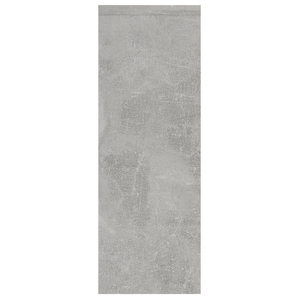Ραφιέρα Τοίχου Γκρι Σκυροδέματος 45,1x16x45,1εκ. από Επεξ. Ξύλο - Pakobazaar
