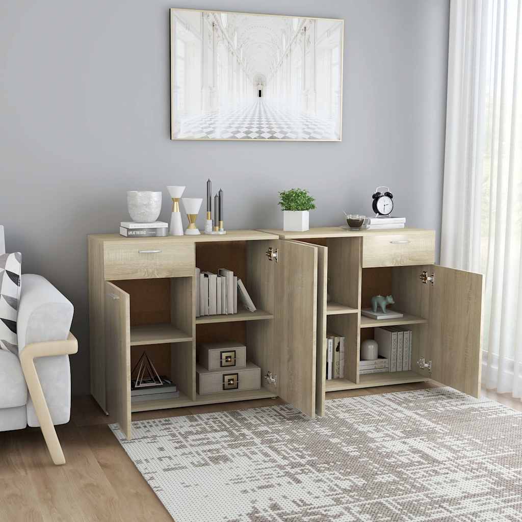 Μπουφές Sonoma Δρυς 160 x 36 x 75 εκ. Μοριοσανίδα