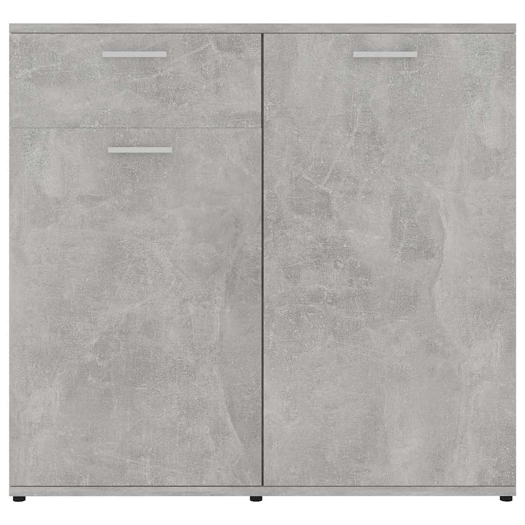 Μπουφές Γκρι του Σκυροδέματος 160 x 36 x 75 εκ. από Μοριοσανίδα