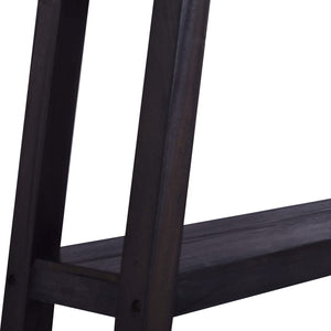Τραπέζι Κονσόλα Μαύρο 120 x 30 x 75 εκ. από Μασίφ Μαόνι