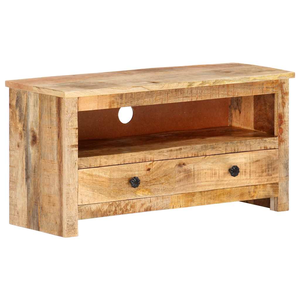Έπιπλο Τηλεόρασης 79 x 30 x 40 εκ. από Ακατέργαστο Ξύλο Μάνγκο