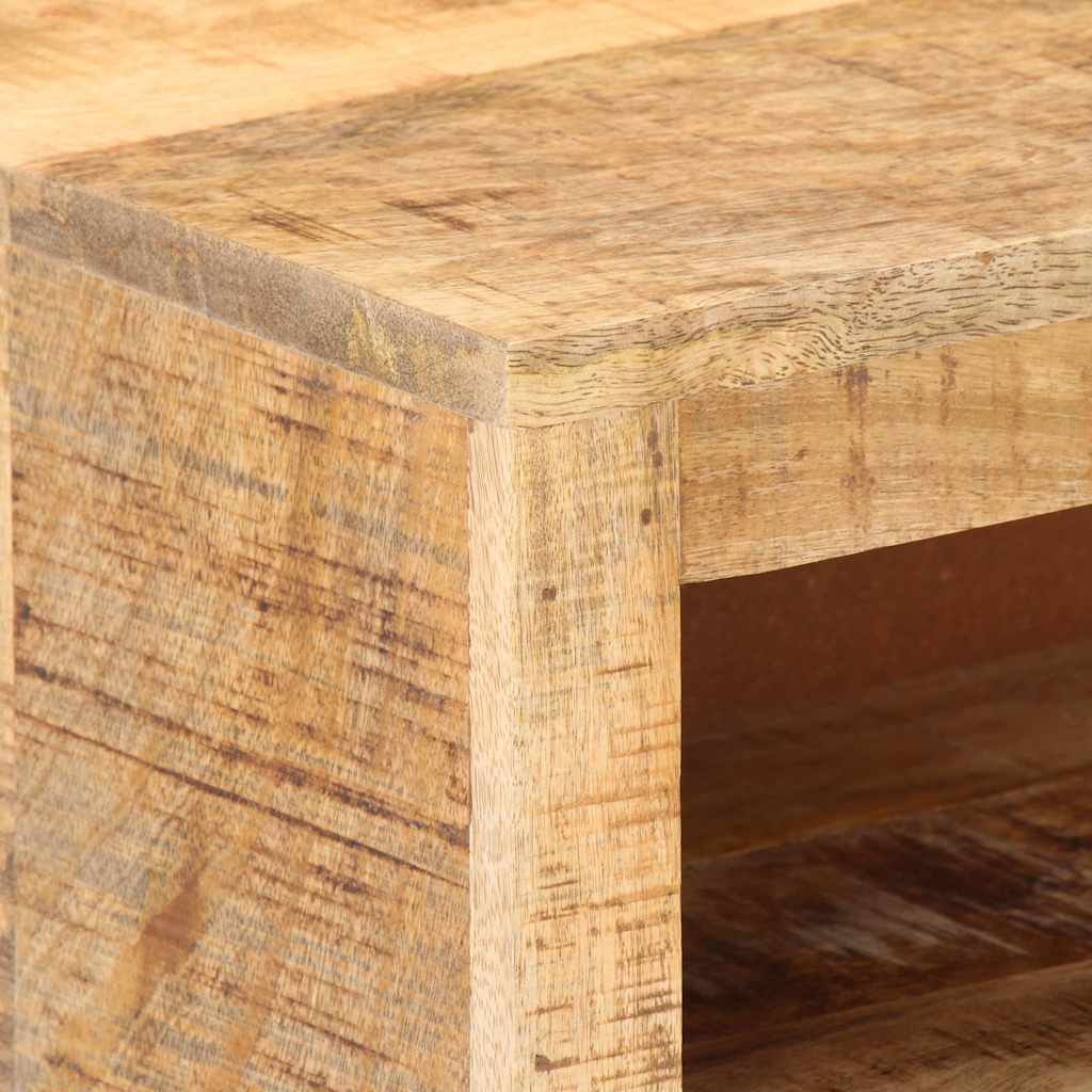 Έπιπλο Τηλεόρασης 79 x 30 x 40 εκ. από Ακατέργαστο Ξύλο Μάνγκο