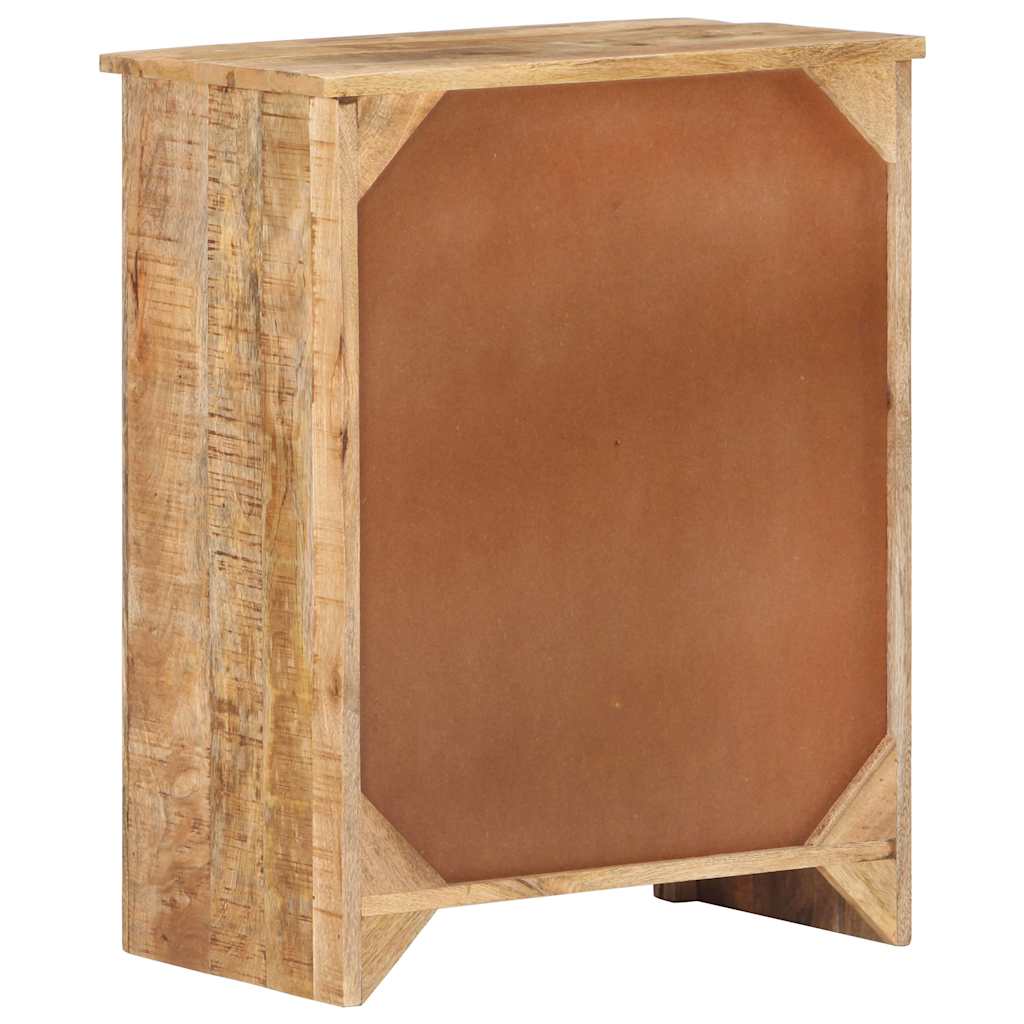 Ντουλάπι με Συρτάρια 59x35x75 εκ. από Ακατέργαστο Ξύλο Μάνγκο