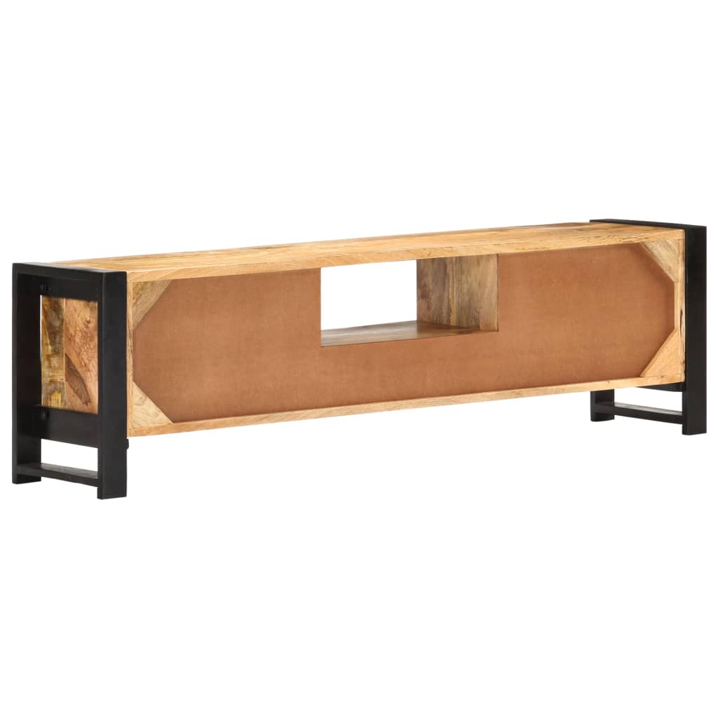 Έπιπλο Τηλεόρασης 140 x 30 x 40 εκ. από Ακατέργαστο Ξύλο Μάνγκο