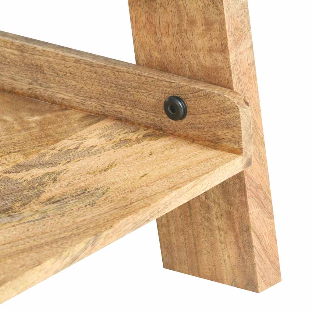 Βιβλιοθήκη με 5 Επίπεδα 60 x 37 x 180 εκ. από Μασίφ Ξύλο Μάνγκο - Pakobazaar