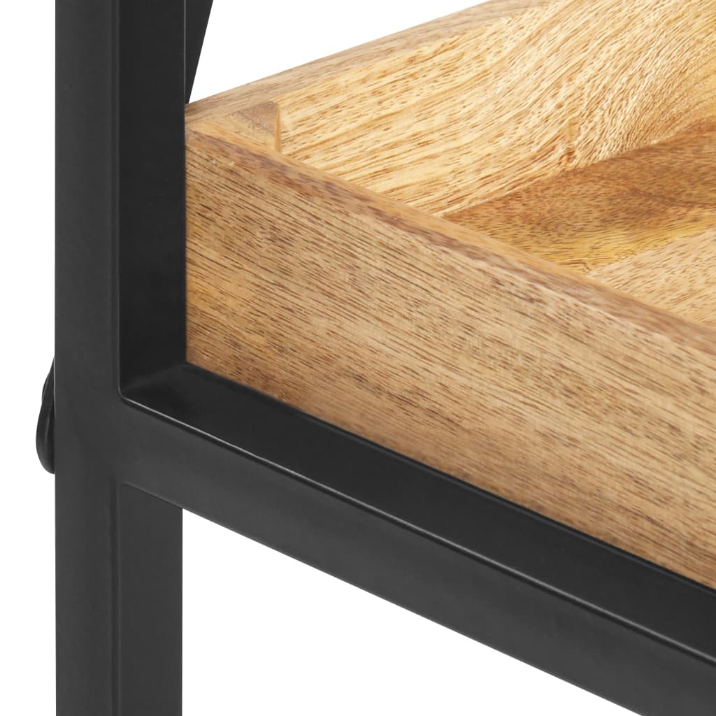 Βιβλιοθήκη με 5 Επίπεδα 60 x 39 x 180 εκ. από Μασίφ Ξύλο Μάνγκο