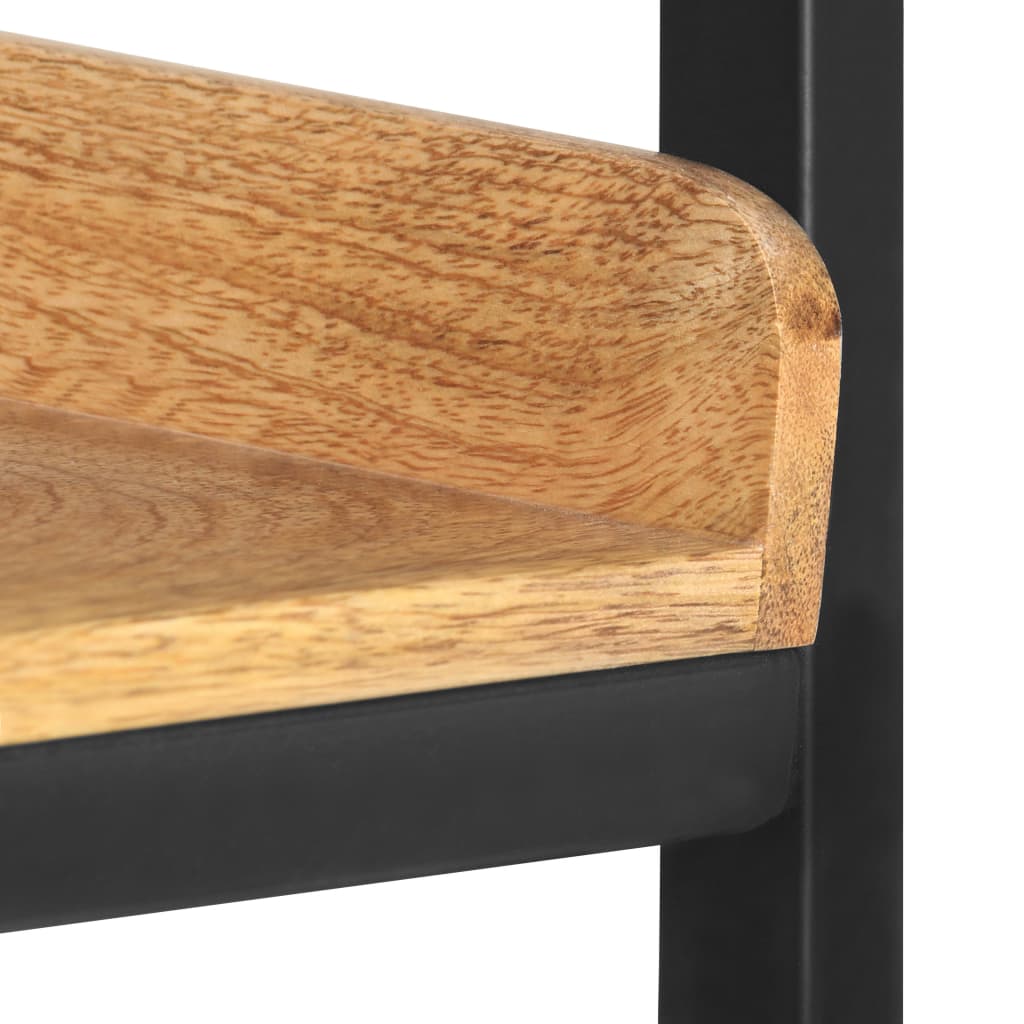 Βιβλιοθήκη με 5 Επίπεδα 90 x 39 x 180 εκ. από Μασίφ Ξύλο Μάνγκο