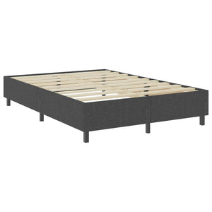 Κρεβάτι Boxspring Σκούρο Γκρι 180 x 200 εκ. Υφασμάτινο - Pakobazaar