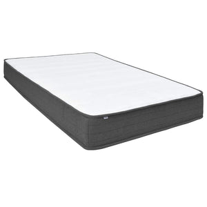 Κρεβάτι Boxspring Σκούρο Γκρι 160 x 200 εκ. Υφασμάτινο