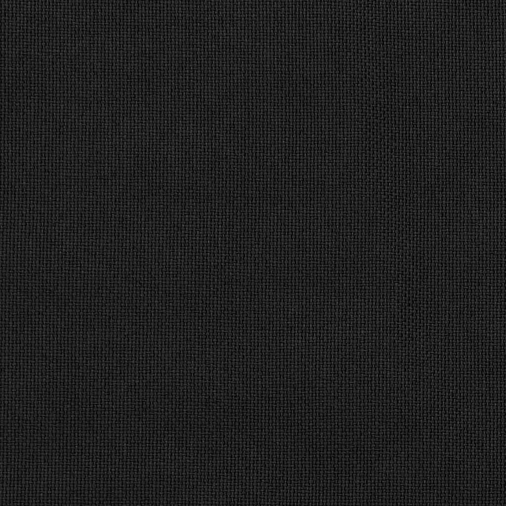 Κουρτίνες Συσκότ. με Γάντζους/'Οψη Λινού 2 τεμ Μαύρο 140x225 εκ