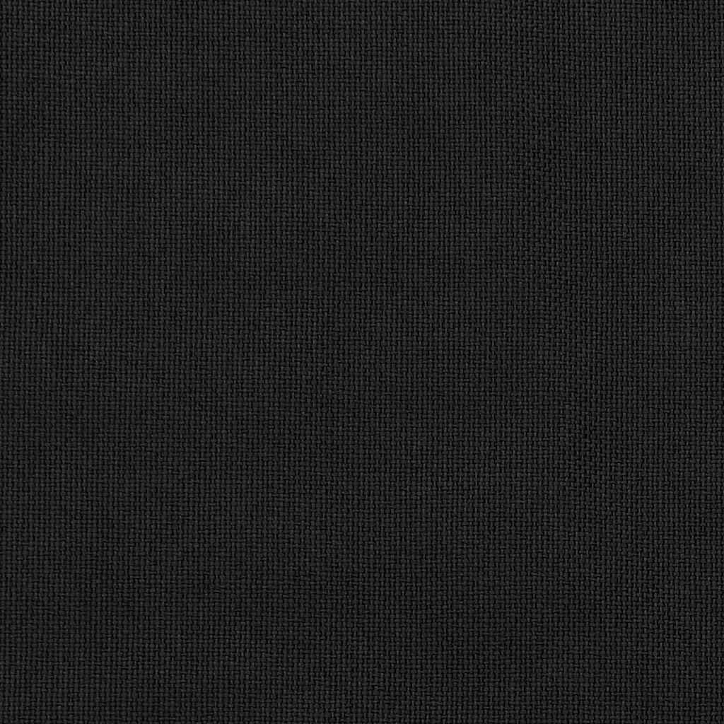 Κουρτίνες Συσκότισης με Όψη Λινού & Γάντζους Μαύρη 290x245 εκ.