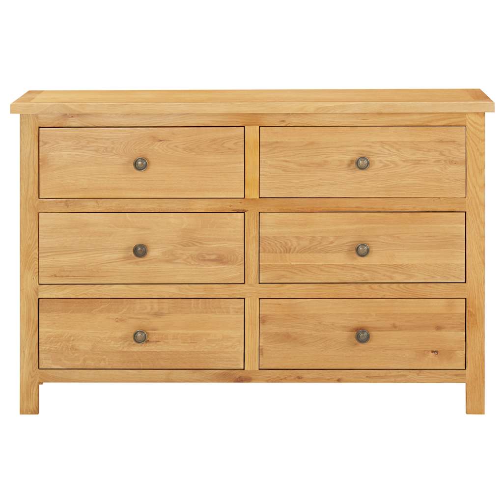 Συρταριέρα 105 x 33,5 x 73 εκ. από Μασίφ Ξύλο Δρυός - PAKOBAZAAR