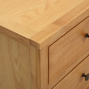 Συρταριέρα 105 x 33,5 x 73 εκ. από Μασίφ Ξύλο Δρυός - PAKOBAZAAR