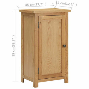 Ντουλάπι 45 x 32 x 85 εκ. από Μασίφ Ξύλο Δρυός - PAKOBAZAAR